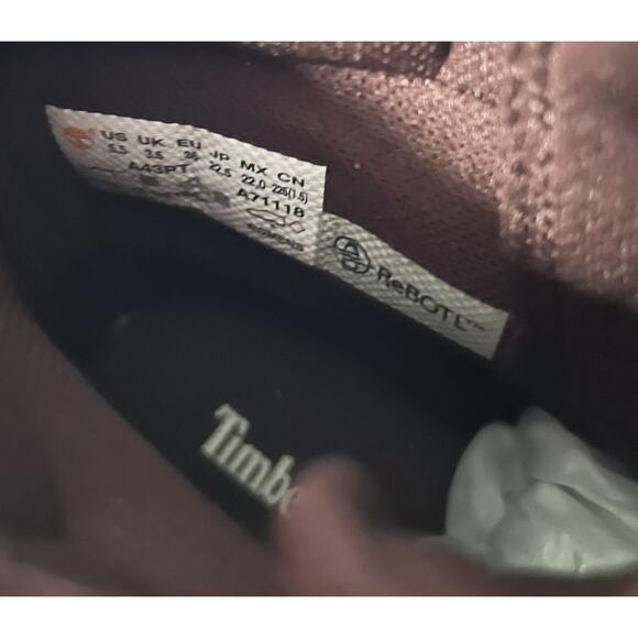 NIB Timberland Skyla Bay Burgandy Suede High Top Lace-up Boot/Sneaker-5.5M - Picture 9 of 9